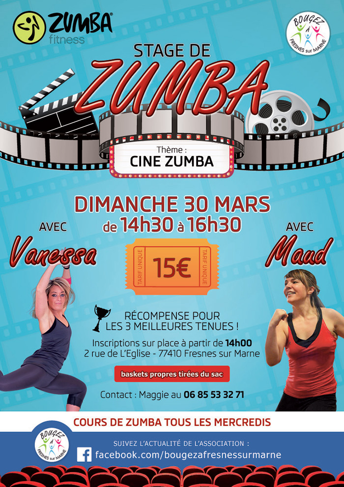 stage ciné-zumba mars 2014