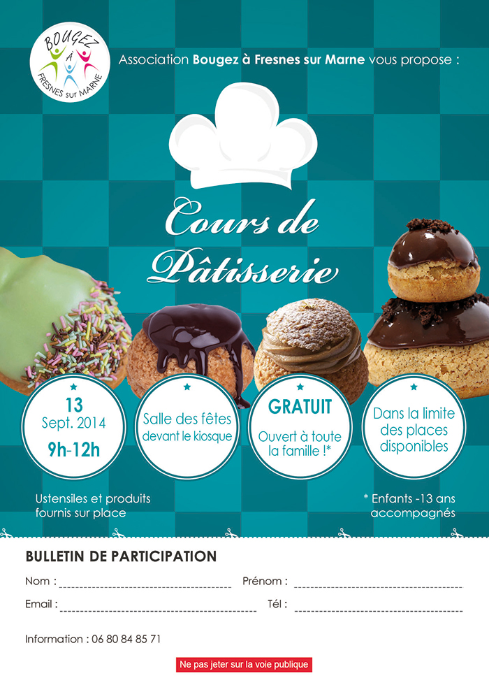 affiche cours patisserie 130914
